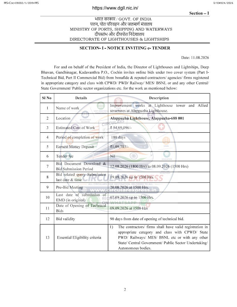 Document first page