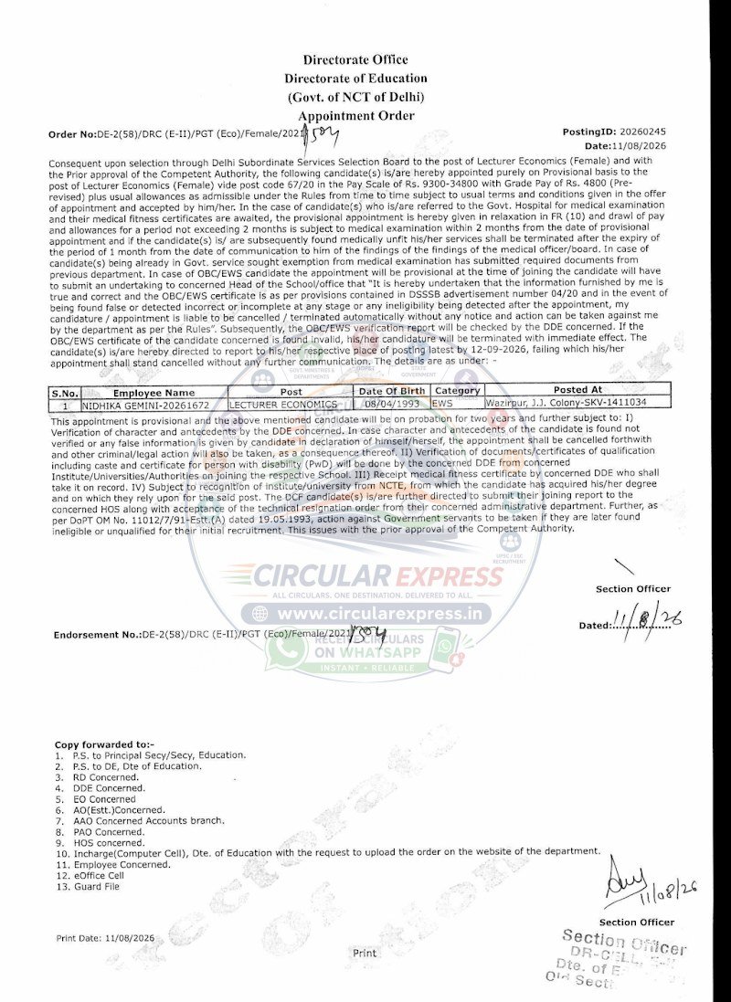 Document first page