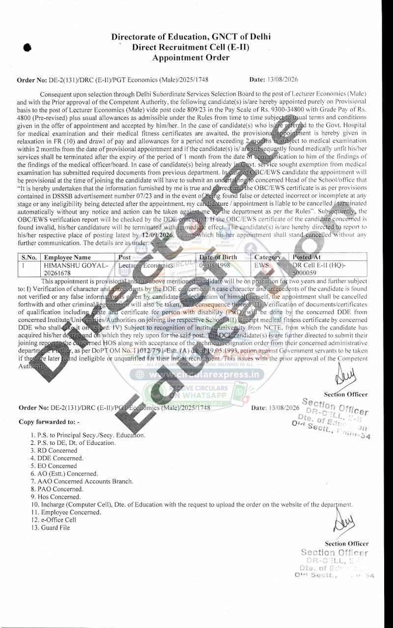 Document first page