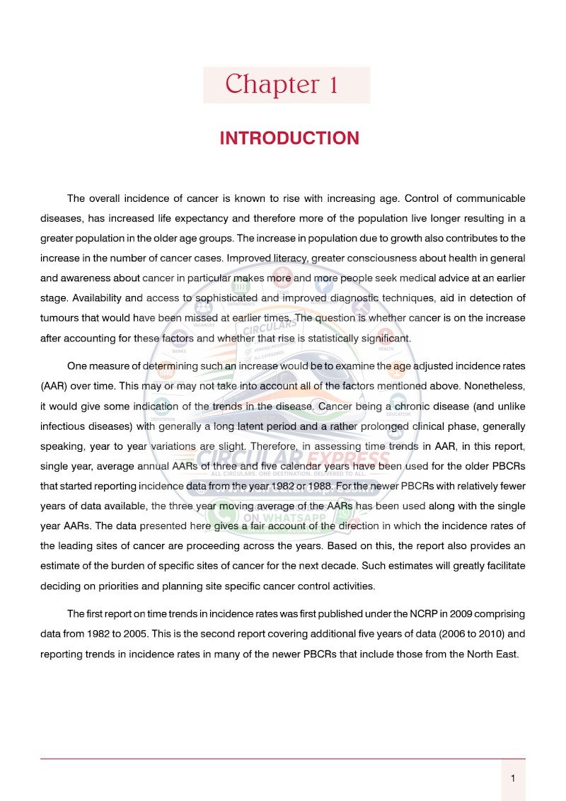 Document first page