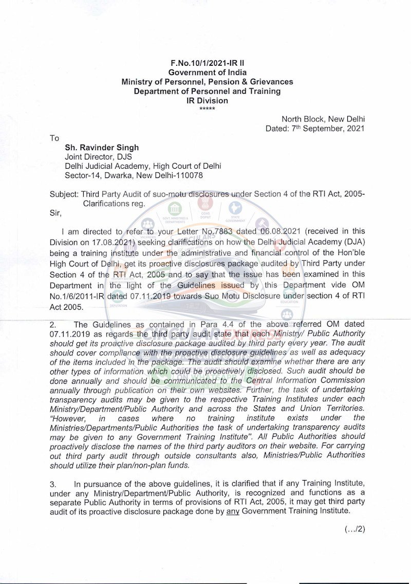 Document first page