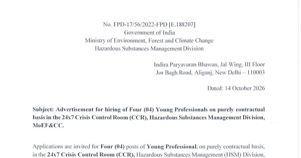 Msetcl Hiring of 4 Young Professionals on Contract at Crisis… - CIRCULAR EXPRESS